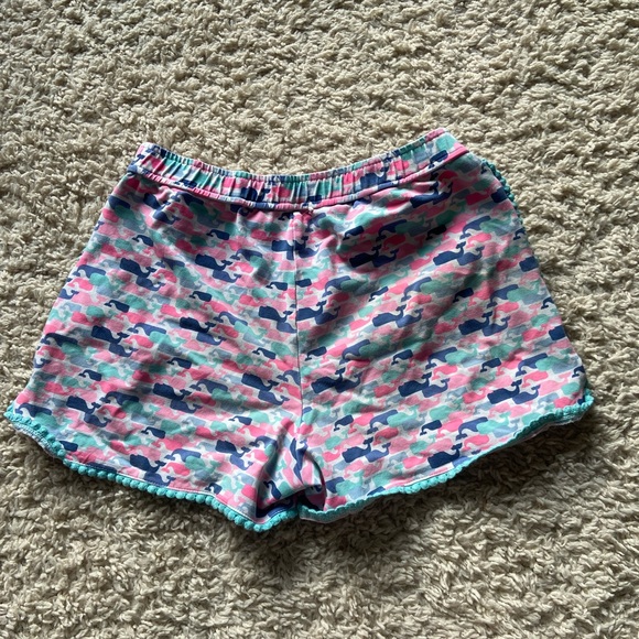 Vineyard Vines Pink and Blue Camo Women's Athletic Shorts - Picture 3 of 3
